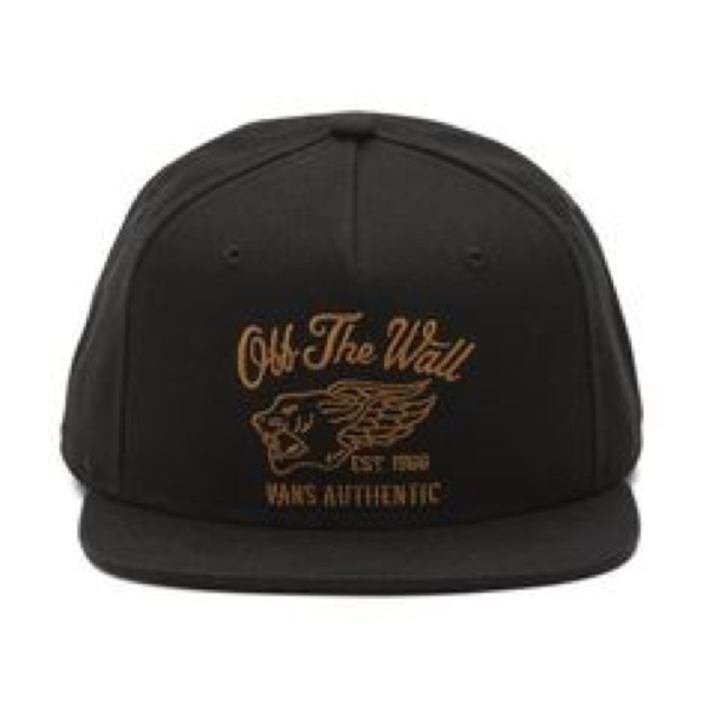 Vans Off The Wall Gold & Black Tiger Snapback